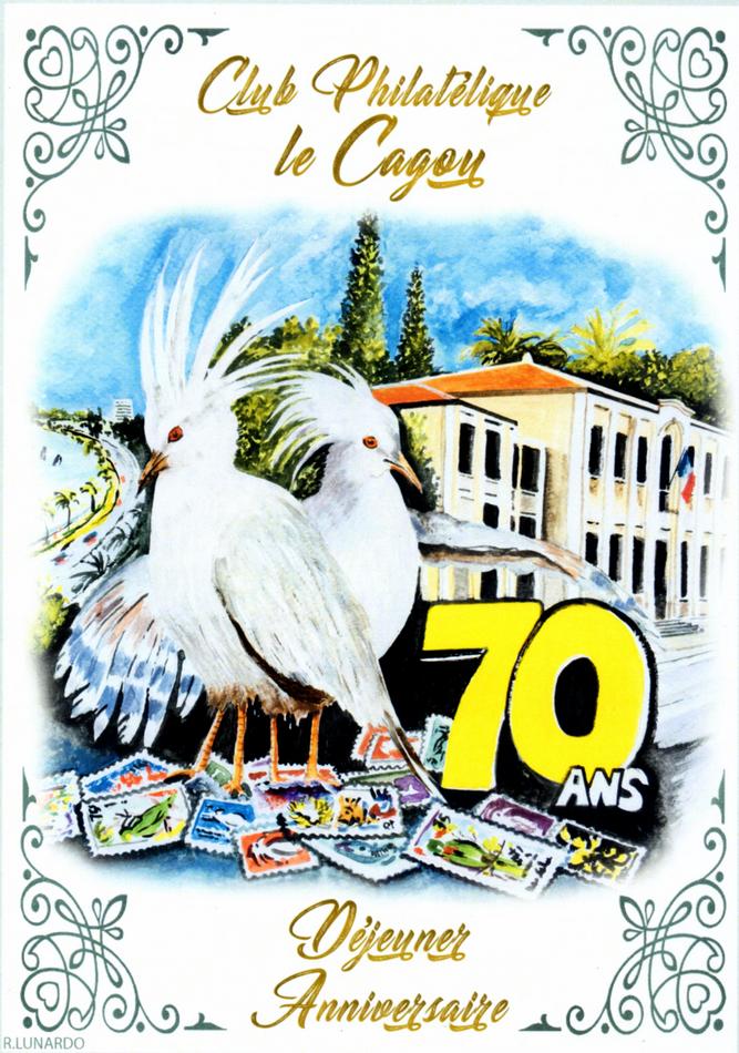Club Philatélique Le Cagou - 70 ans
