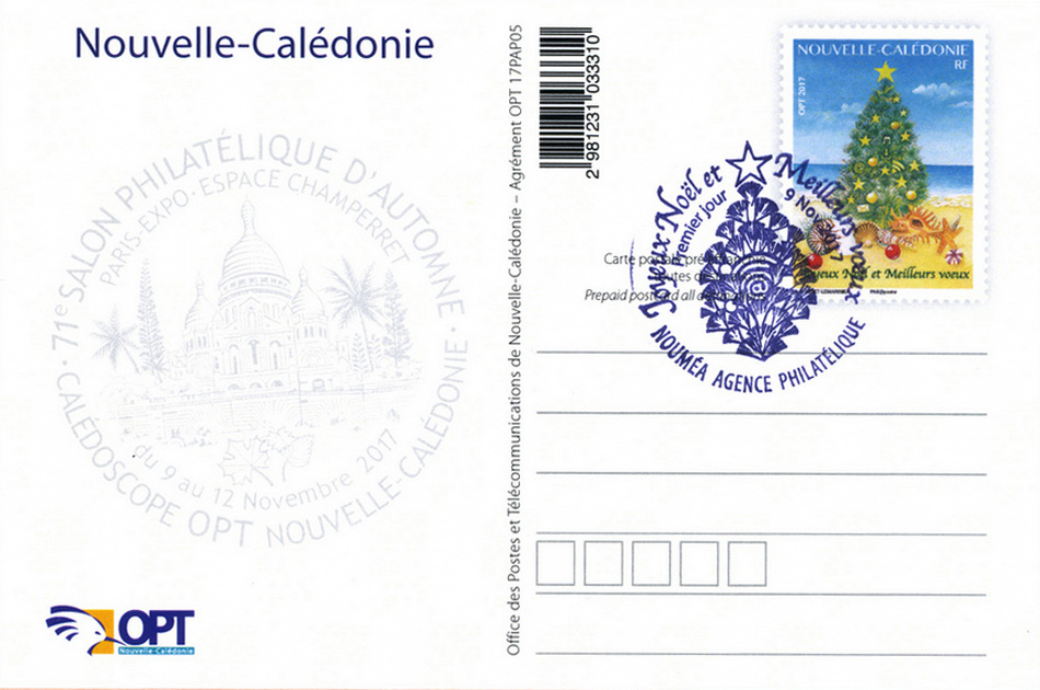 Prêt-à-Poster OPT Nouvelle-Calédonie Prêt-à-Poster OPT Nouvelle-Calédonie