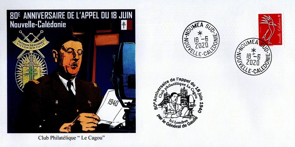 Club Le cagou - Appel du Général de Gaulle