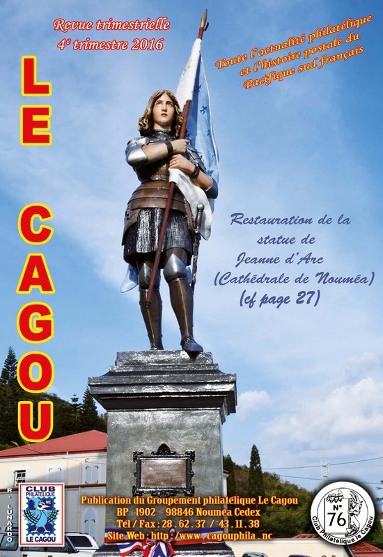 Club philatélique Le Cagou - Cagou N°76 - 4e trimestre 2016