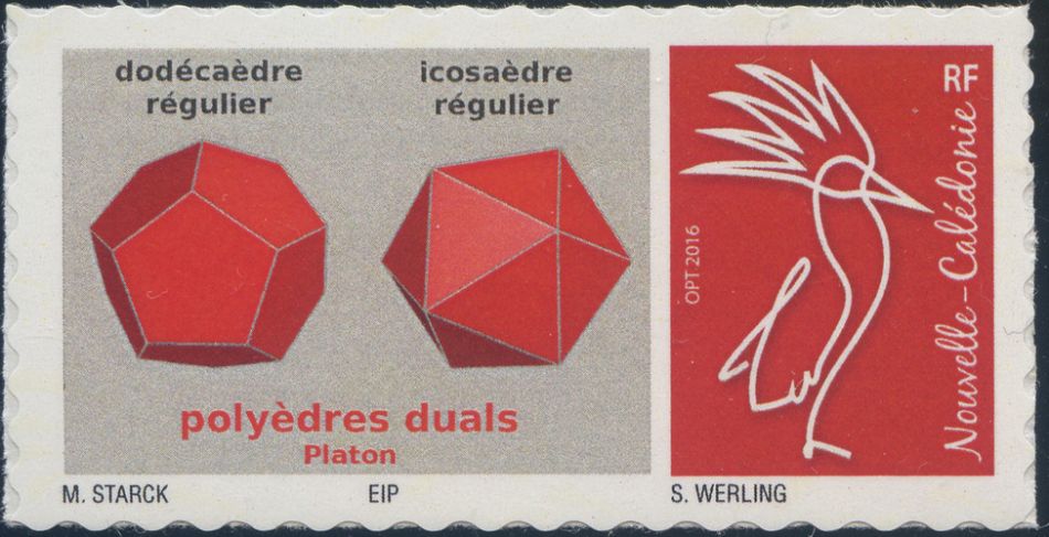 Timbre-poste personnalisé Club Philatélique Le Cagou - M. Starck