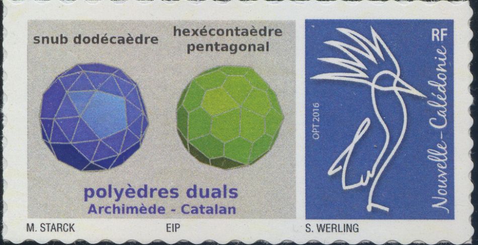 Timbre-poste personnalisé Club Philatélique Le Cagou - M. Starck