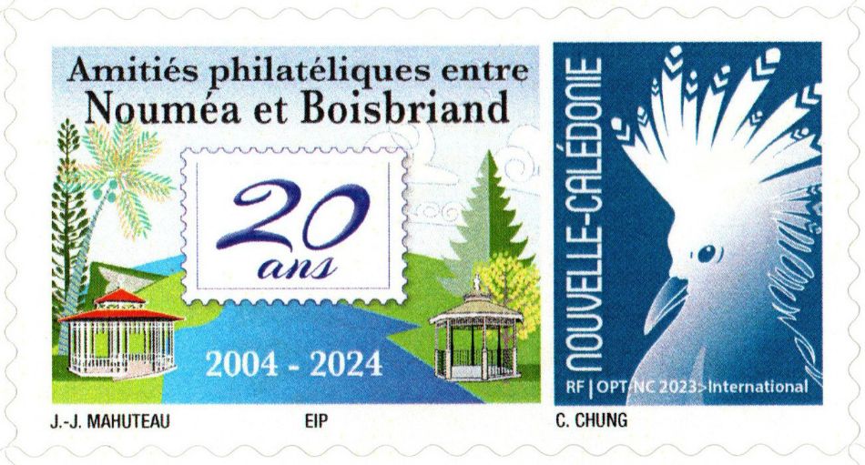 Timbre-poste personnalisé Club Philatélique Le Cagou
