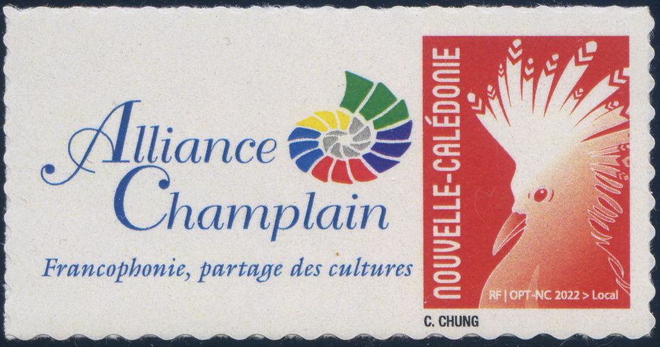 Timbre-poste personnalis&eacute; Club Philat&eacute;lique Le Cagou - Alliance Champlain