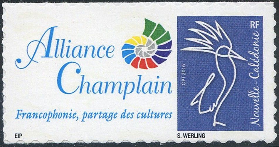 Timbre-poste personnalis&eacute; Club Philat&eacute;lique Le Cagou - Alliance Champlain