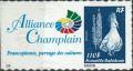 Timbre-poste personnalisé Club Philatélique Le Cagou - Alliance Champlain