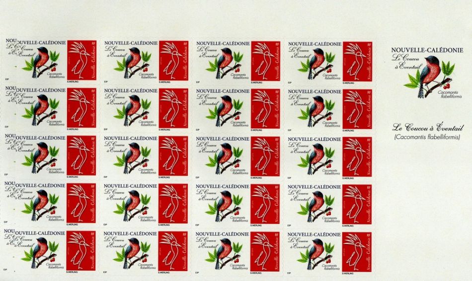 Timbre-poste personnalisé Club Philatélique Le Cagou - Maurice Bunel