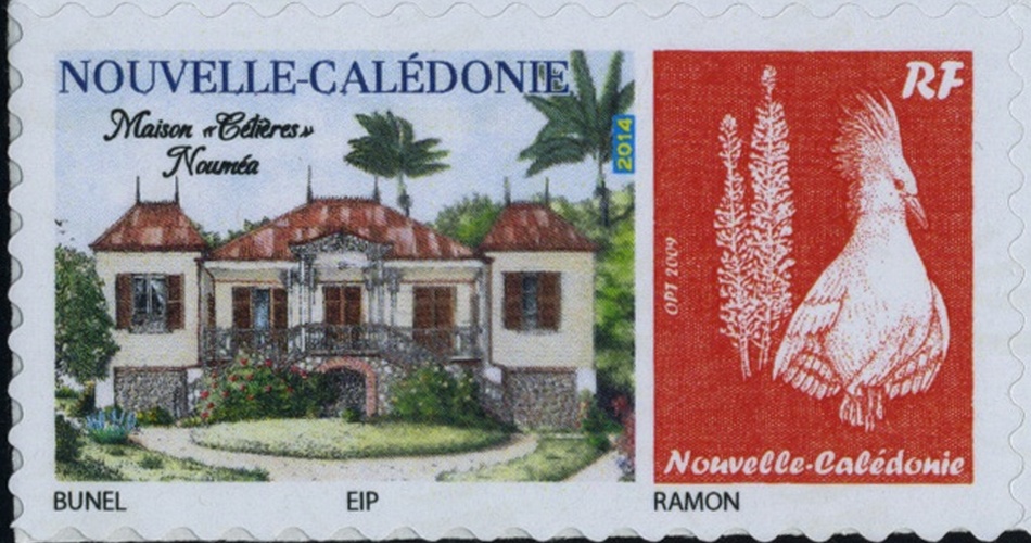 Timbre-poste personnalisé Club Philatélique Le Cagou - Maurice Bunel