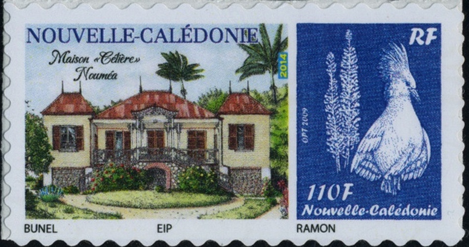 Timbre-poste personnalisé Club Philatélique Le Cagou - Maurice Bunel