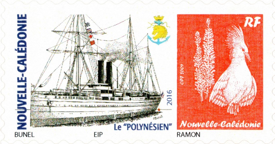 Timbre-poste personnalisé Club Philatélique Le Cagou - Maurice Bunel