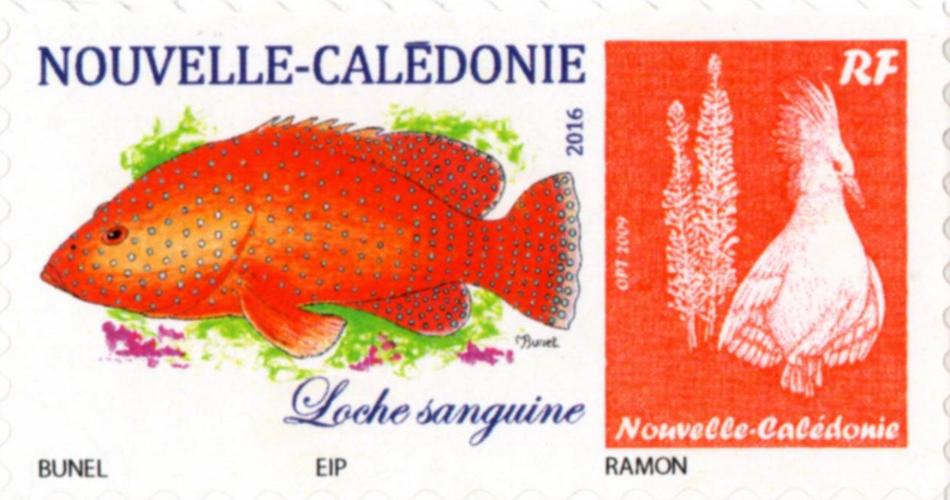 Timbre-poste personnalisé Club Philatélique Le Cagou - Maurice Bunel