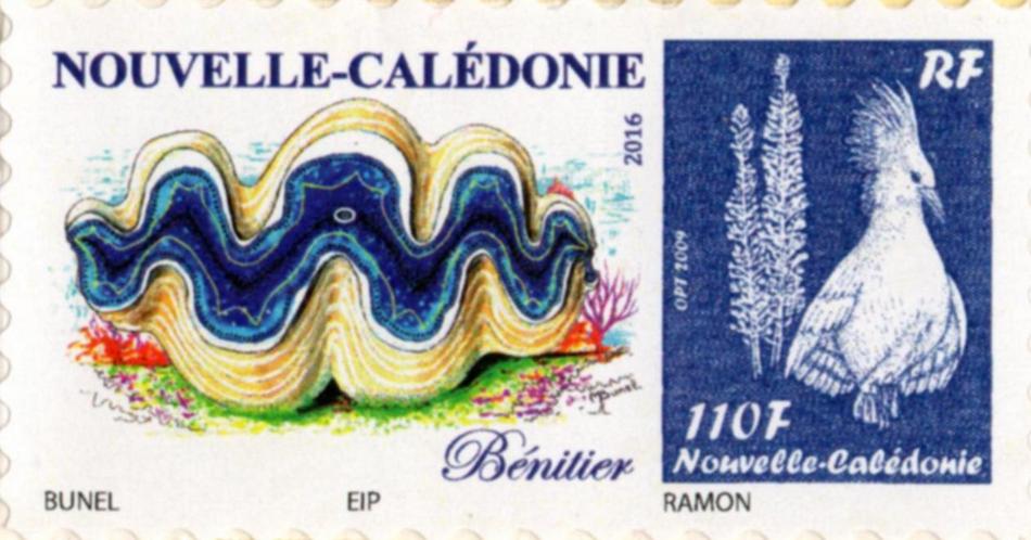 Timbre-poste personnalisé Club Philatélique Le Cagou - Maurice Bunel