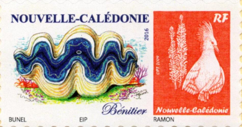 Timbre-poste personnalisé Club Philatélique Le Cagou - Maurice Bunel
