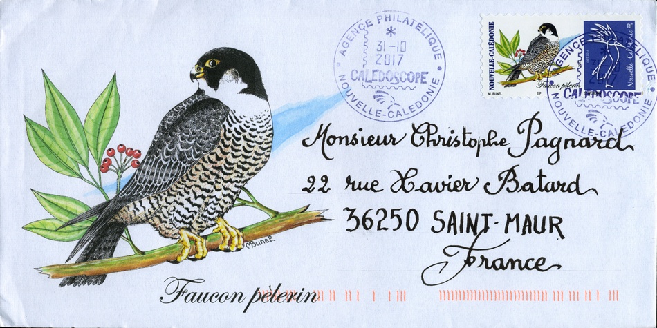 Timbre-poste personnalisé Club Philatélique Le Cagou - Maurice Bunel