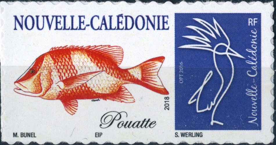 Timbre-poste personnalisé Club Philatélique Le Cagou - Maurice Bunel