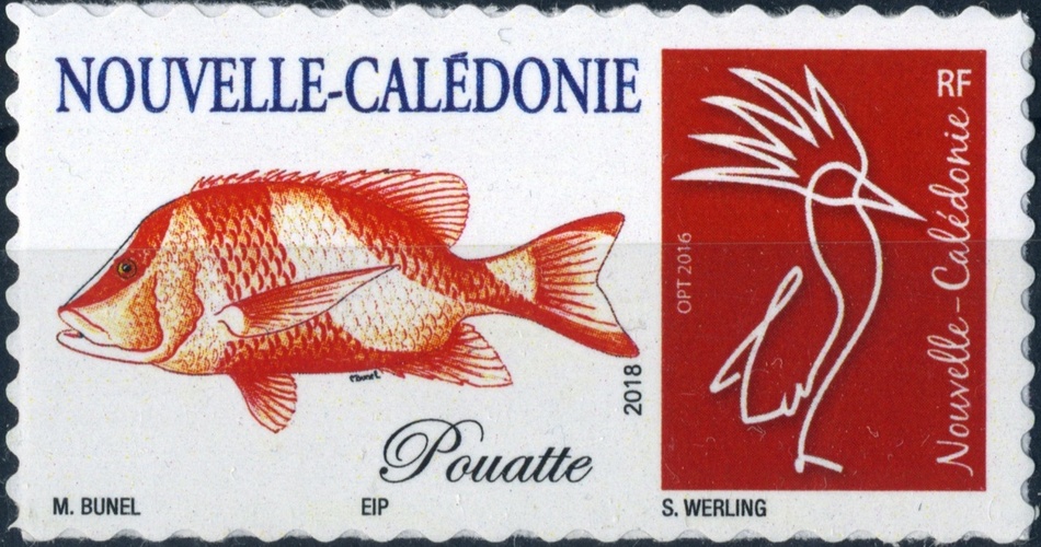 Timbre-poste personnalisé Club Philatélique Le Cagou - Maurice Bunel