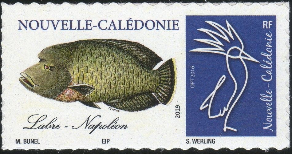 Timbre-poste personnalisé Club Philatélique Le Cagou - Maurice Bunel