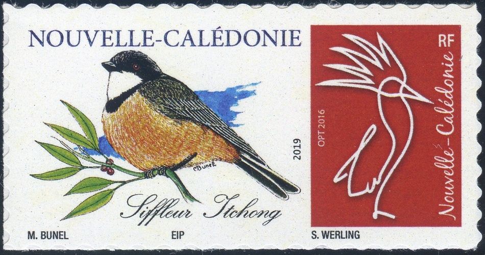 Timbre-poste personnalisé Club Philatélique Le Cagou - Maurice Bunel