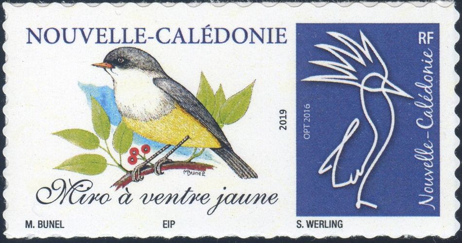 Timbre-poste personnalisé Club Philatélique Le Cagou - Maurice Bunel
