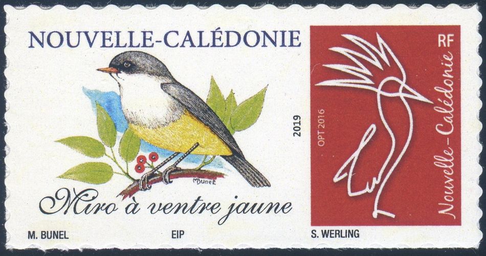 Timbre-poste personnalisé Club Philatélique Le Cagou - Maurice Bunel