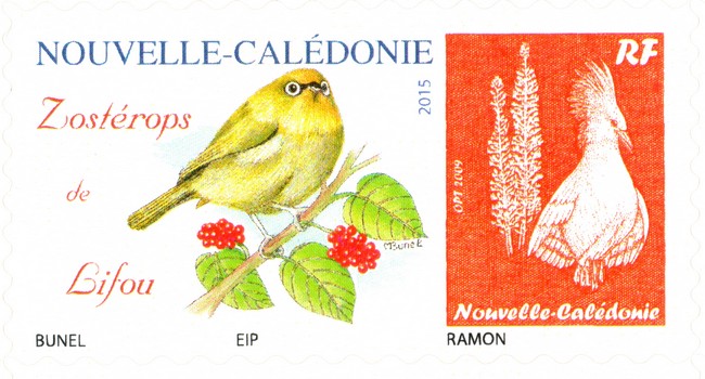 Timbre-poste personnalisé Club Philatélique Le Cagou - Maurice Bunel