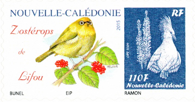 Timbre-poste personnalisé Club Philatélique Le Cagou - Maurice Bunel