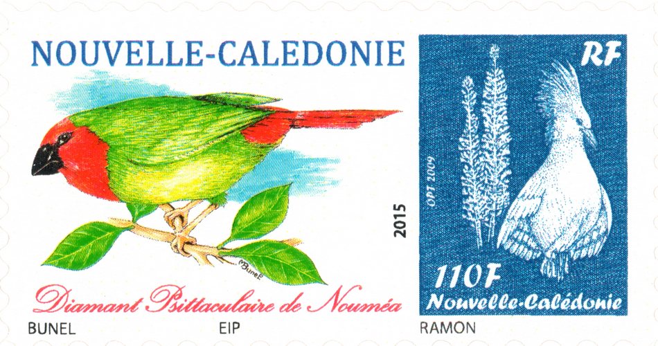 Timbre-poste personnalisé Club Philatélique Le Cagou - Maurice Bunel Timbre-poste personnalisé Club Philatélique Le Cagou - Maurice Bunel