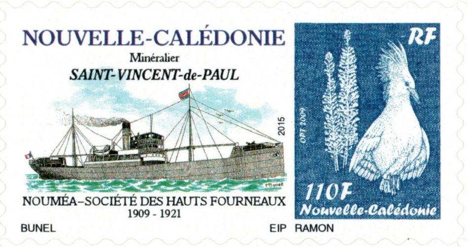 Timbre-poste personnalisé Club Philatélique Le Cagou - Maurice Bunel