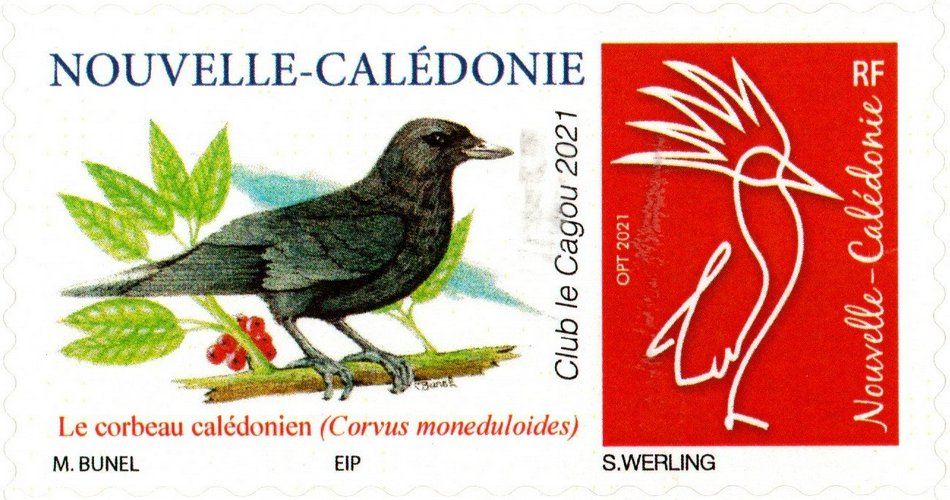Club Philatélique Le Cagou - Nouvelle Calédonie émissions 2021