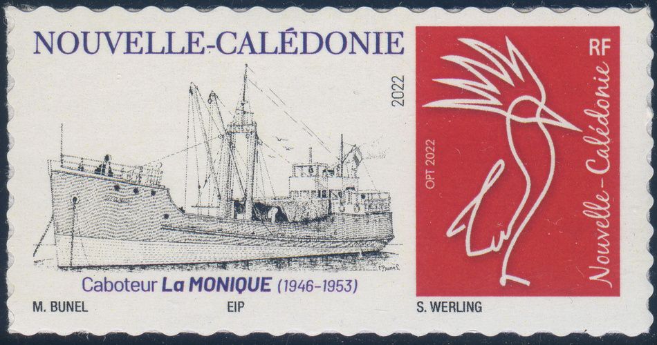Timbre-poste personnalisé Club Philatélique Le Cagou - Maurice Bunel