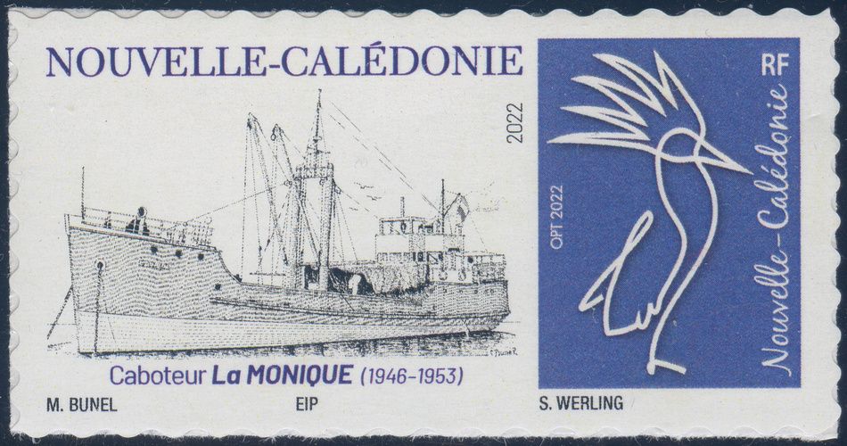 Timbre-poste personnalisé Club Philatélique Le Cagou - Maurice Bunel