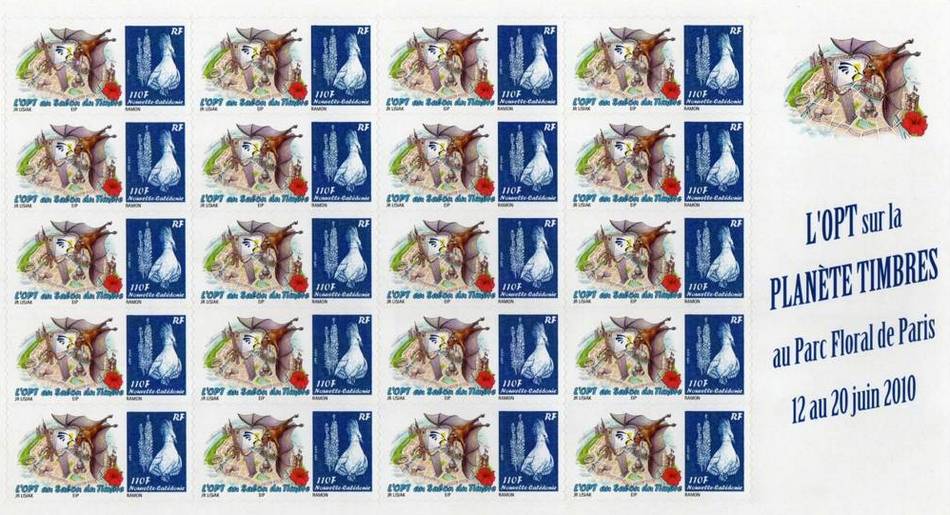 Timbre-poste personnalisé OPT Nouvelle-Calédonie