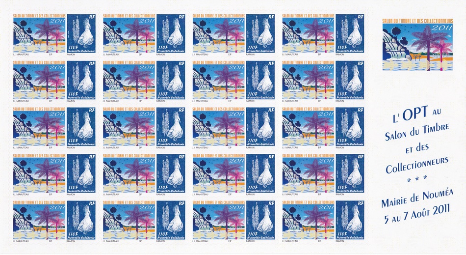 Timbre-poste personnalisé OPT Nouvelle-Calédonie Timbre-poste personnalisé OPT Nouvelle-Calédonie