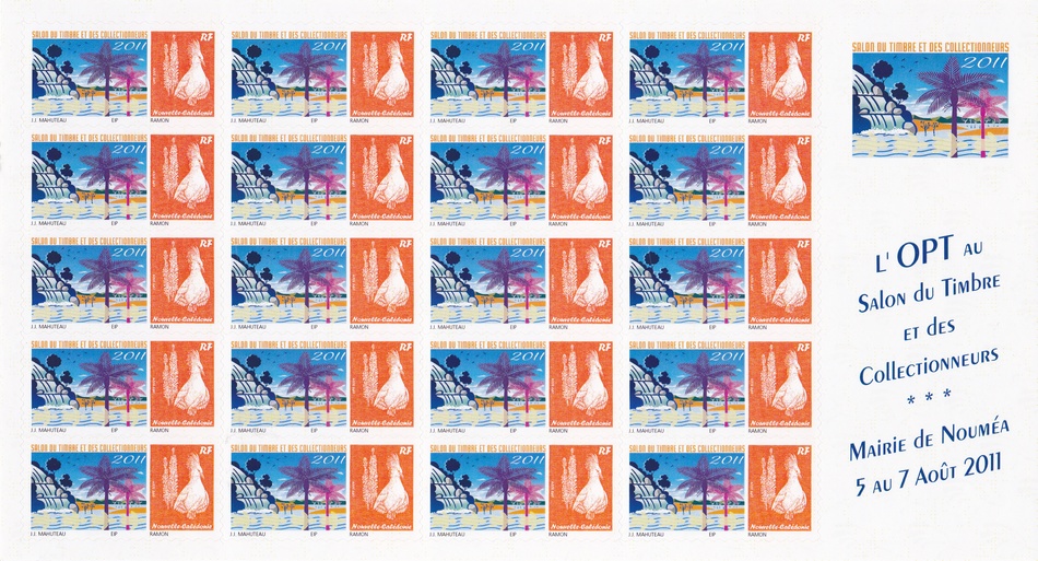 Timbre-poste personnalisé OPT Nouvelle-Calédonie Timbre-poste personnalisé OPT Nouvelle-Calédonie