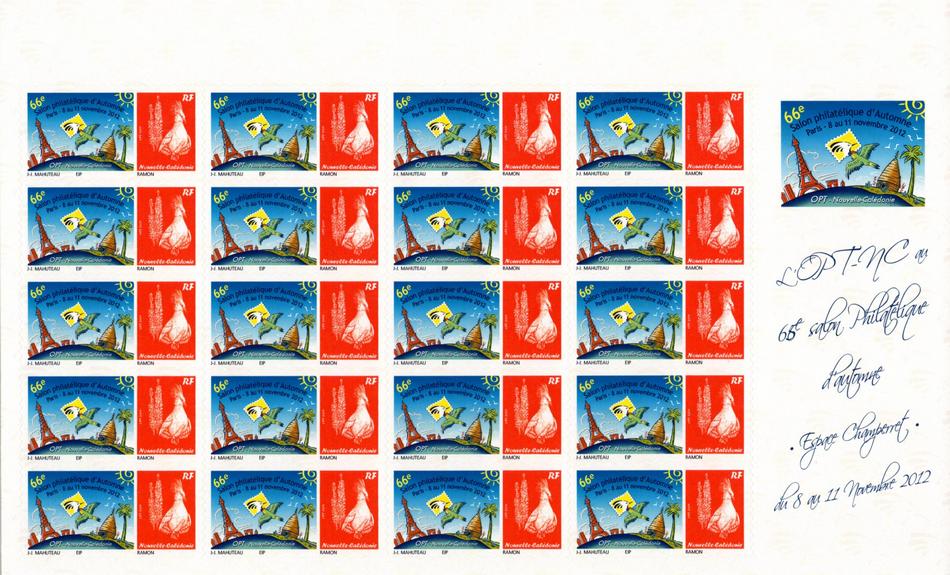 Timbre-poste personnalisé OPT Nouvelle-Calédonie Timbre-poste personnalisé OPT Nouvelle-Calédonie