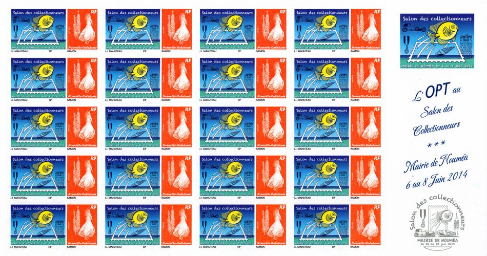 Timbre-poste personnalisé OPT Nouvelle-Calédonie Timbre-poste personnalisé OPT Nouvelle-Calédonie
