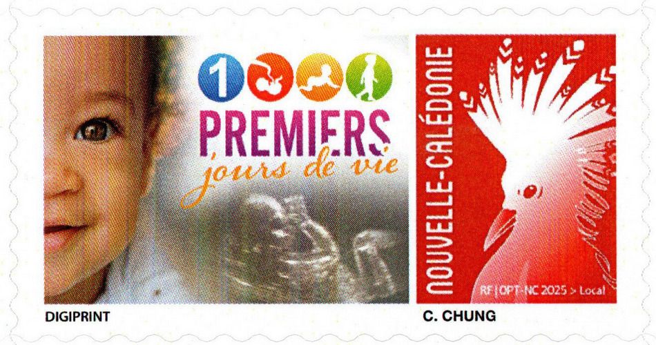 Timbre-poste personnalis&eacute; OPT Nouvelle-Cal&eacute;donie
