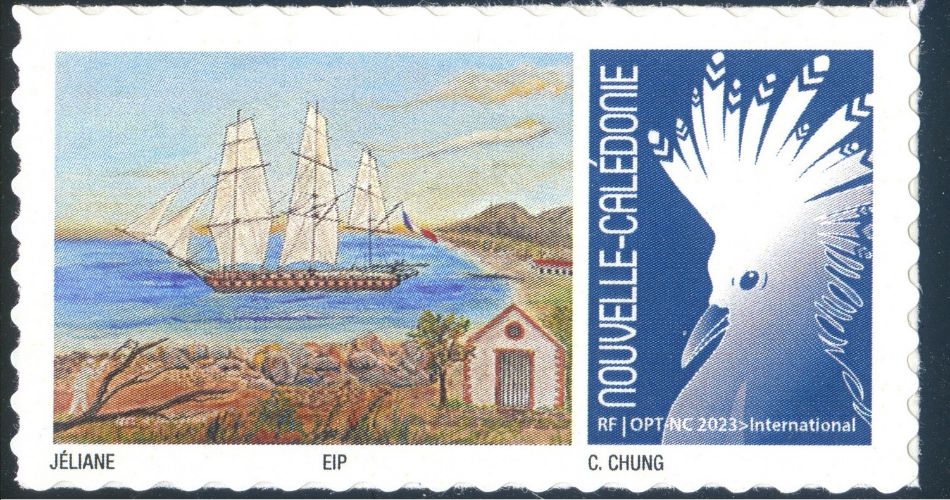 Timbre-poste personnalis&eacute; OPT Nouvelle-Cal&eacute;donie