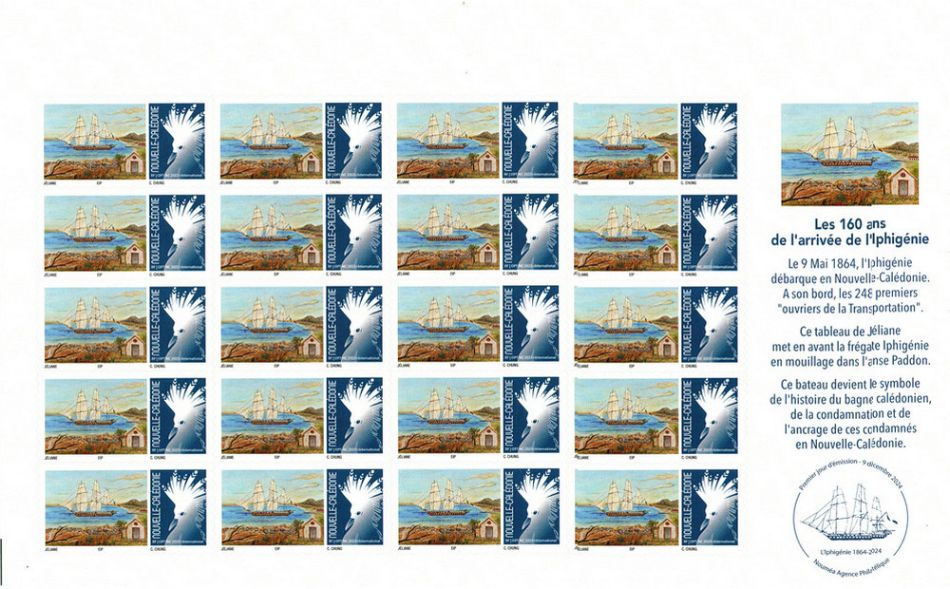 Timbre-poste personnalis&eacute; OPT Nouvelle-Cal&eacute;donie