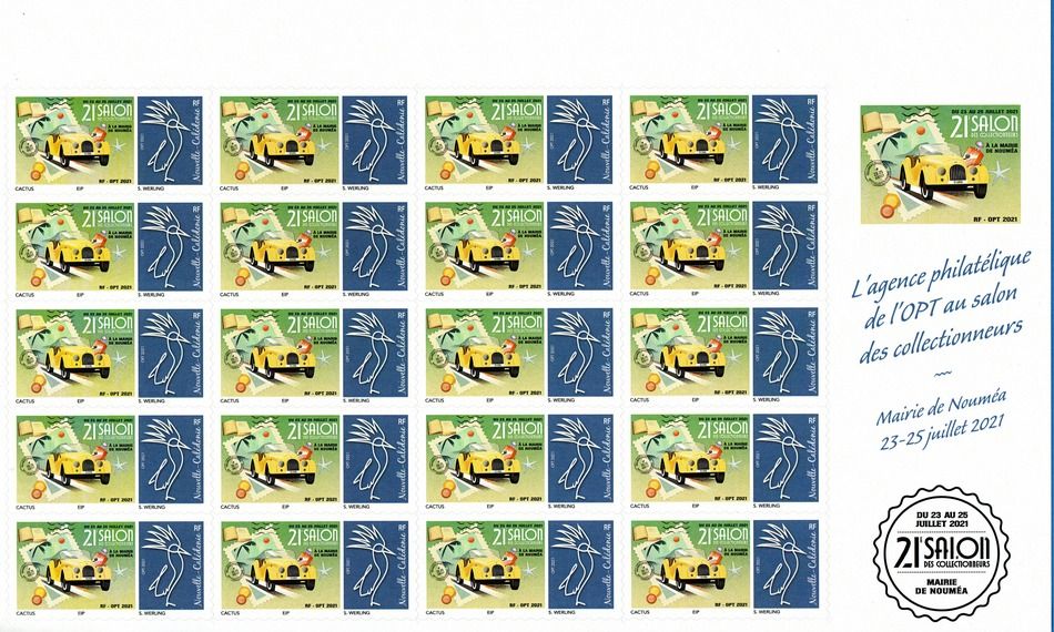 Timbre-poste personnalisé OPT Nouvelle-Calédonie Timbre-poste personnalisé OPT Nouvelle-Calédonie