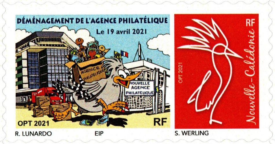 Timbre-poste personnalisé OPT Nouvelle-Calédonie