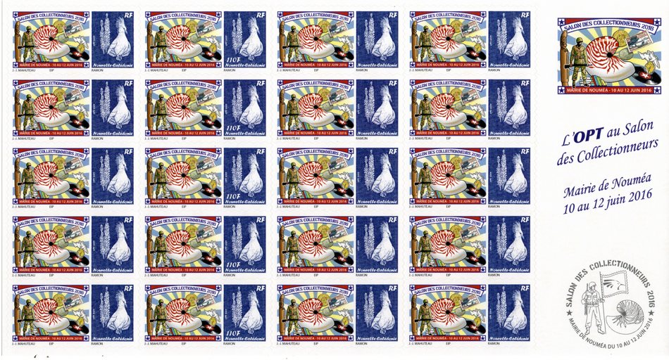 Timbre-poste personnalisé OPT Nouvelle-Calédonie Timbre-poste personnalisé OPT Nouvelle-Calédonie