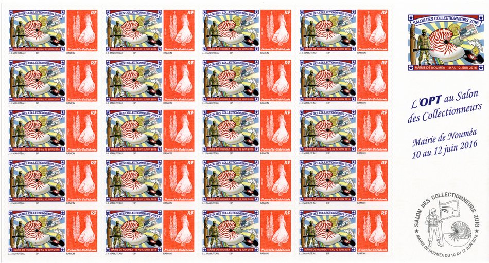 Timbre-poste personnalisé OPT Nouvelle-Calédonie Timbre-poste personnalisé OPT Nouvelle-Calédonie