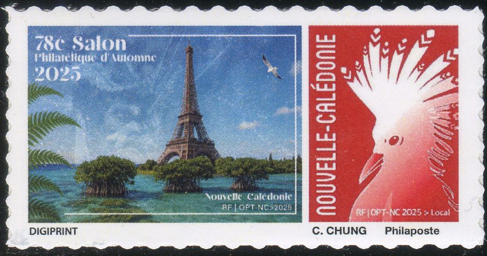 Timbre-poste personnalis&eacute; OPT Nouvelle-Cal&eacute;donie