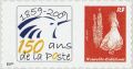 2009 - 150 ans de la Poste (rouge) 1er tirage