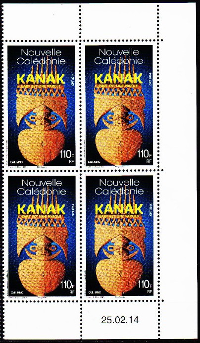 15 mars 2014 - 110 francs - Kanak, l'art est une parole 