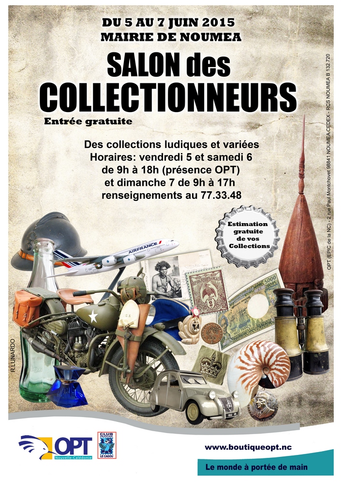 Club Philatélique Le Cagou - Salon des Collectionneurs 2015